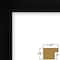 4 Pack: Craig Frames Essentials Modern Black Picture Frame